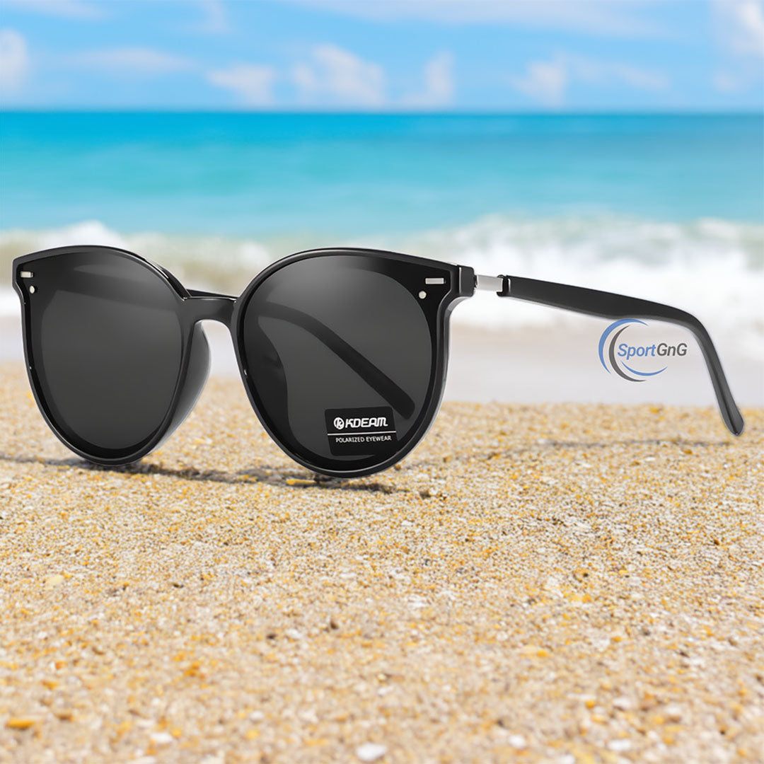 GlamourGlow Cat Eye Polarized Sunglasses