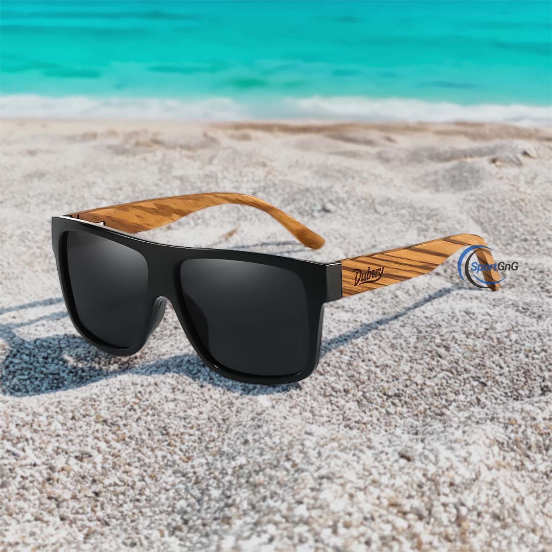 Wooden Polarized Full Rim Sunglasses