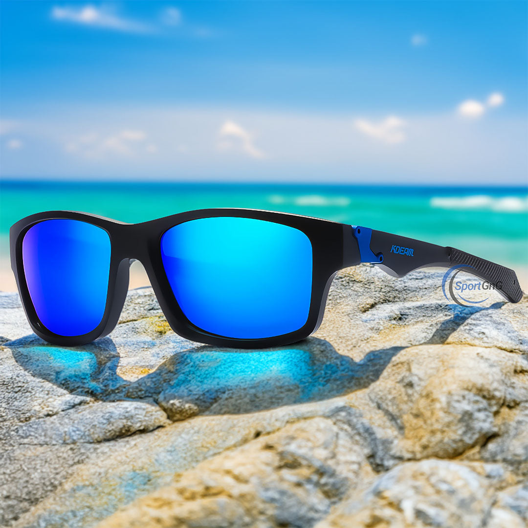 Square TR90 Sports Sunglasses with Flash Coating