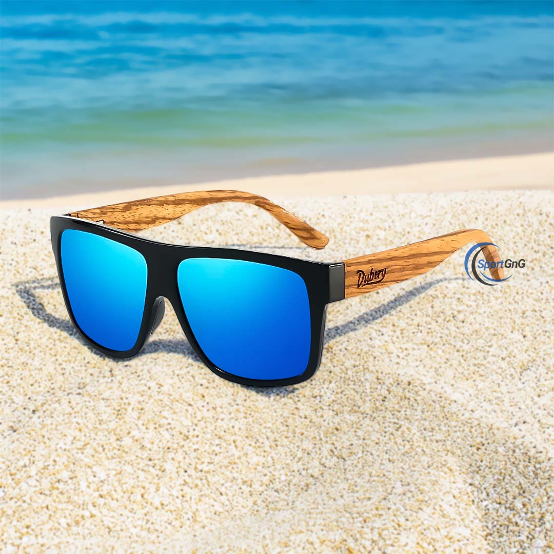 Wooden Polarized Full Rim Sunglasses