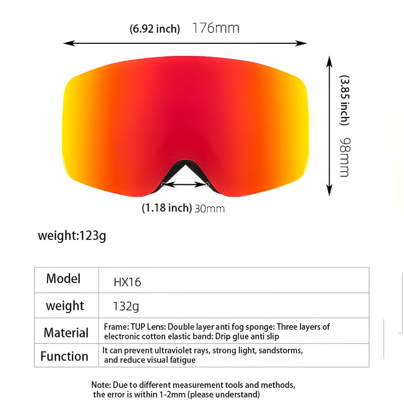 AlpineShield Ski Goggles