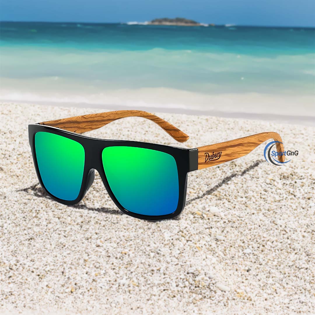 Wooden Polarized Full Rim Sunglasses