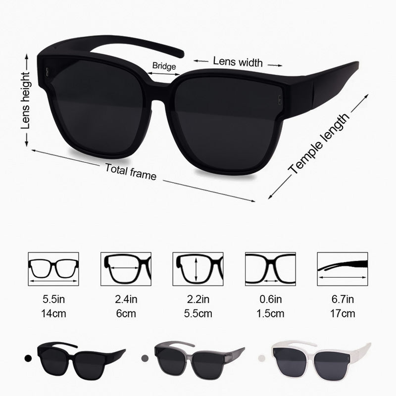 Fit Over Polarized Sunglasses for Driving and Fishing - SPONITA LLC