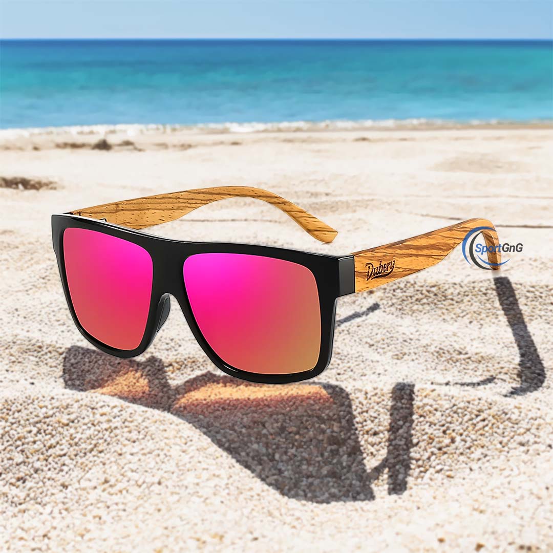 Wooden Polarized Full Rim Sunglasses