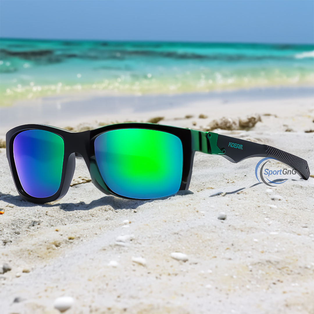Square TR90 Sports Sunglasses with Flash Coating
