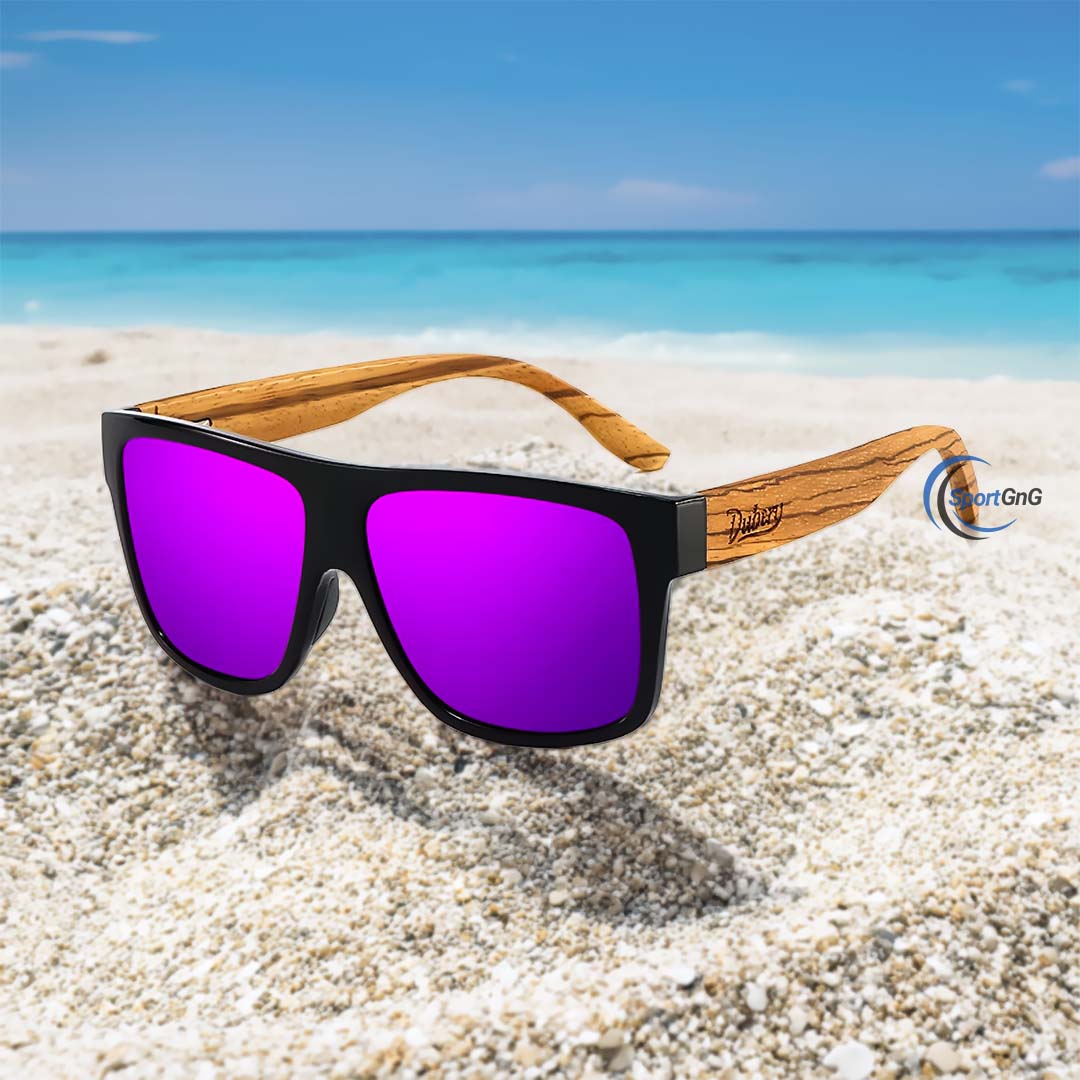 Wooden Polarized Full Rim Sunglasses