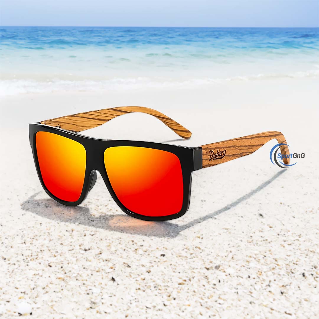 Wooden Polarized Full Rim Sunglasses