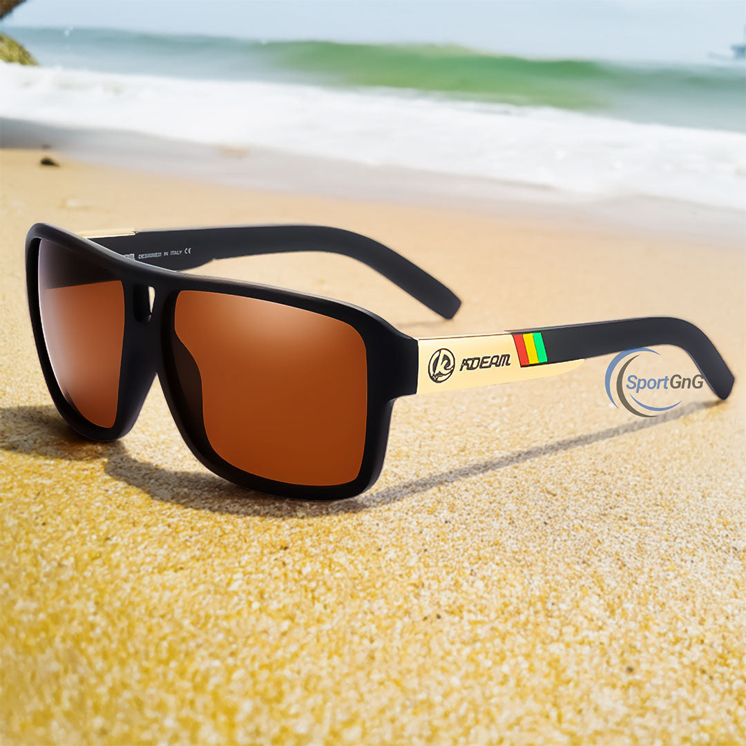 Glare Blocking Polarized Square Sunglasses