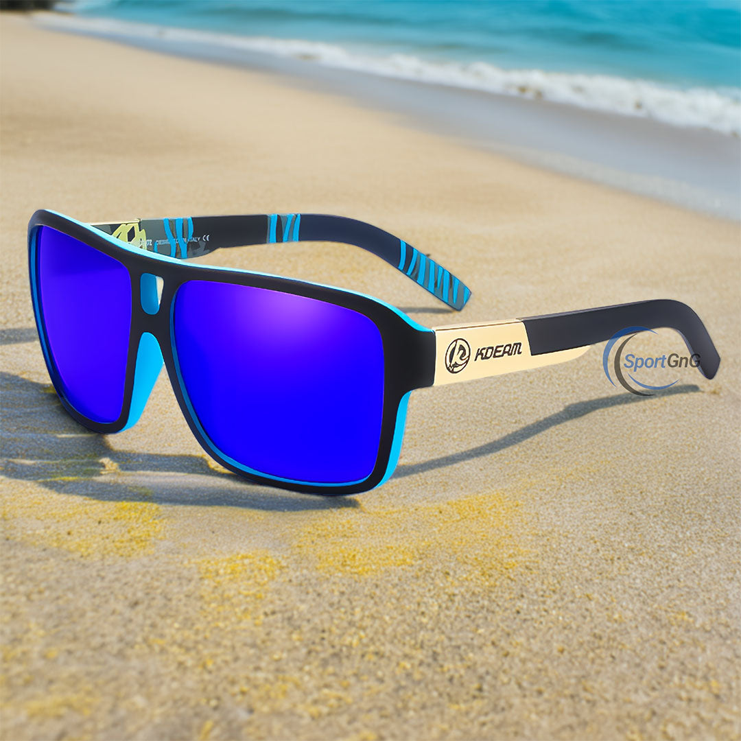 Glare Blocking Polarized Square Sunglasses