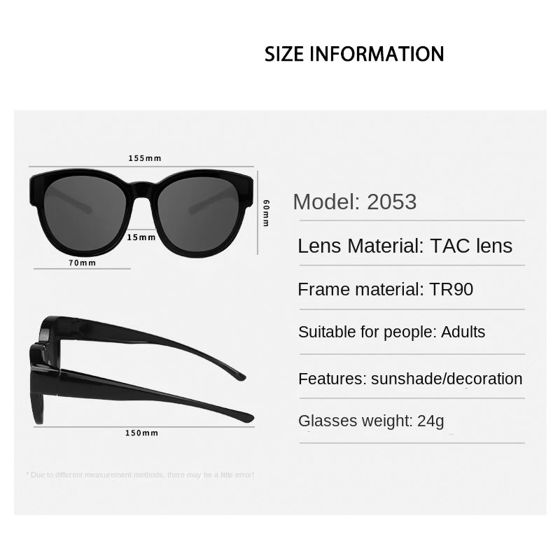 TR90 Polarized Fit Over Sunglasses for Outdoor Driving - SPONITA LLC