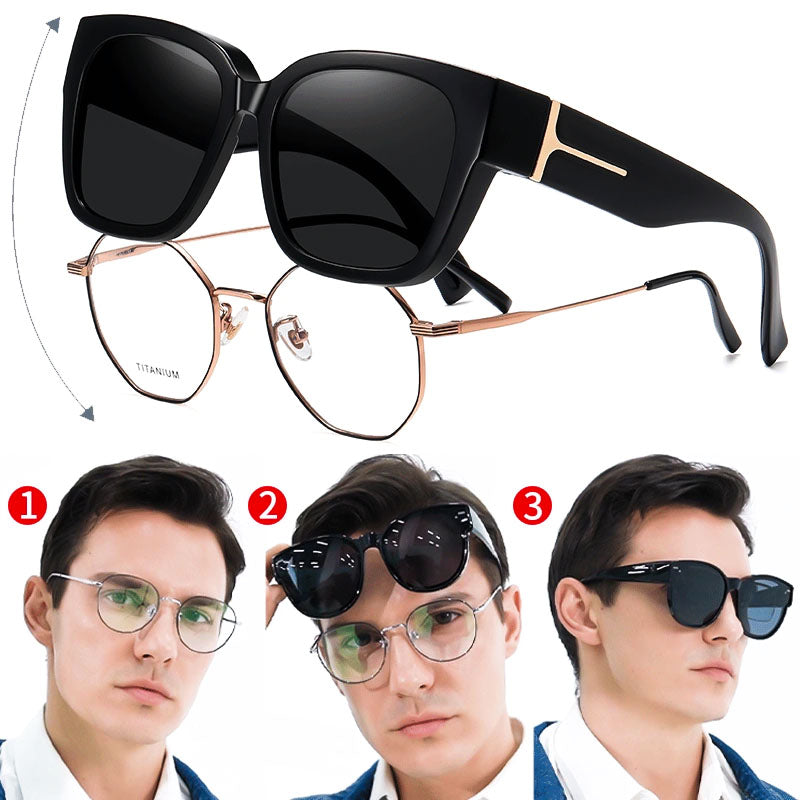 Fit Over Polarized Myopia Sunglasses - SPONITA LLC