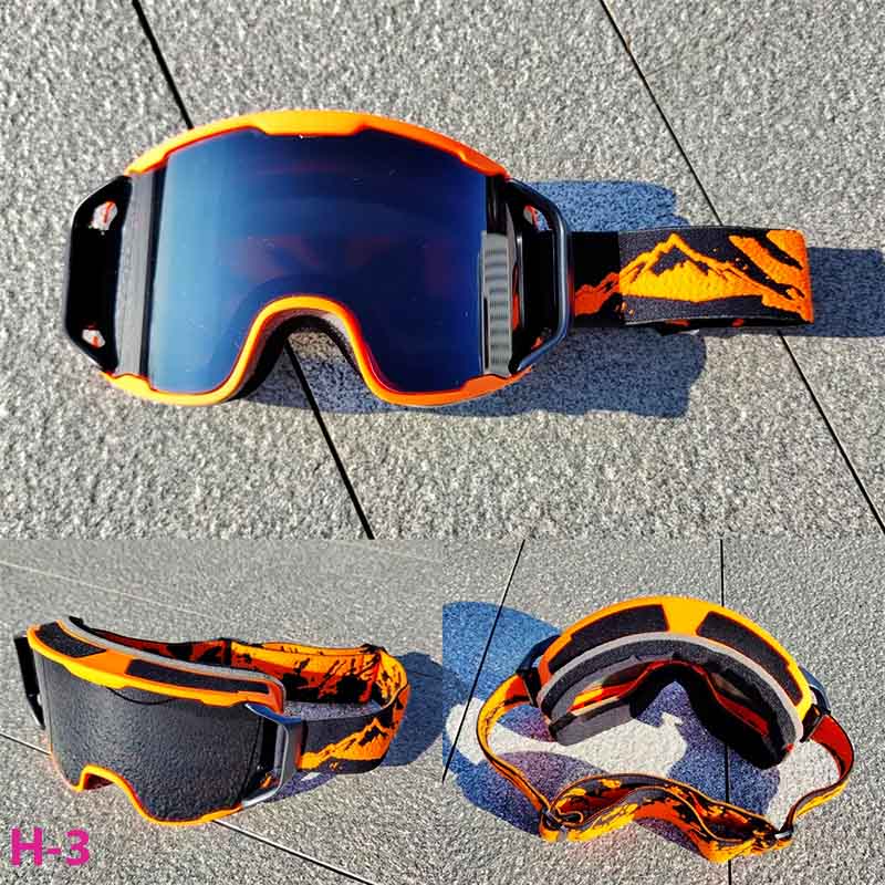 New Ski Goggles Double Layers Anti-Fog Winter Eyewear