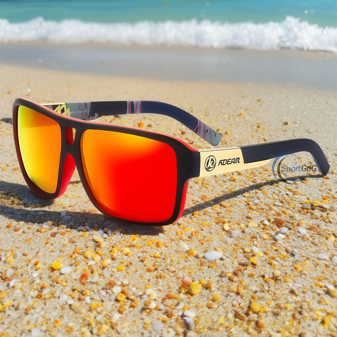 Glare Blocking Polarized Square Sunglasses