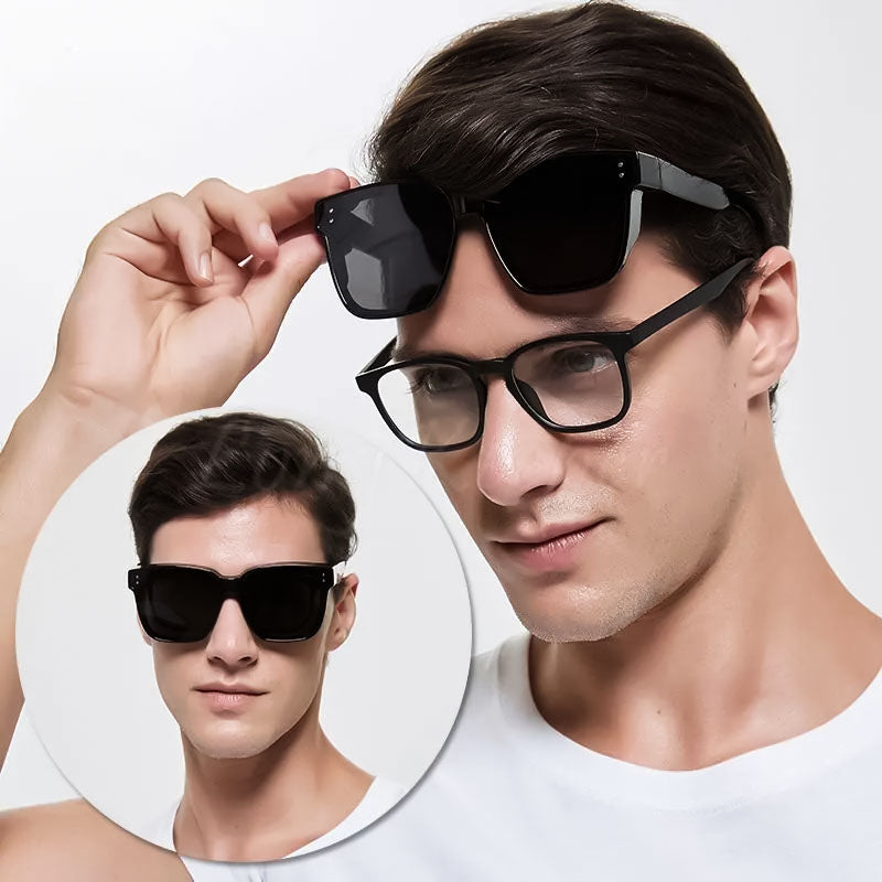Polarized Over-Myopia Sunglasses with Photochromic Night Vision - SPONITA LLC
