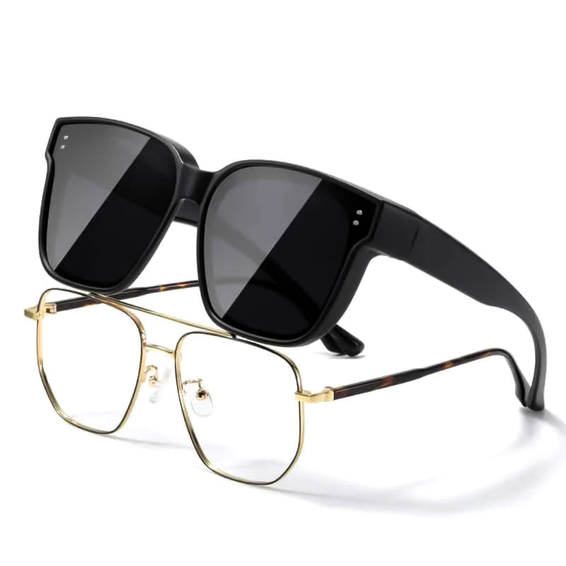 Polarized Over-Myopia Sunglasses with Photochromic Night Vision - SPONITA LLC