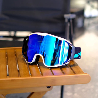 New Ski Goggles Double Layers Anti-Fog Winter Eyewear