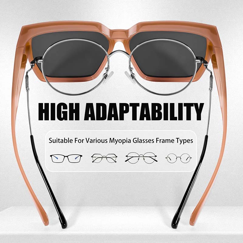 Fit Over Myopic Polarized Sunglasses