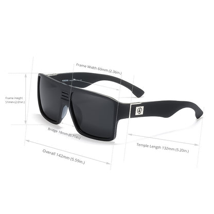 Square Polarized Sports Sunglasses