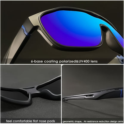 Polarized Sports One-Piece Sunglasses