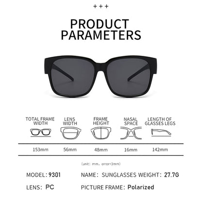 Polarized Fit Over Sunglasses for Prescription Glasses