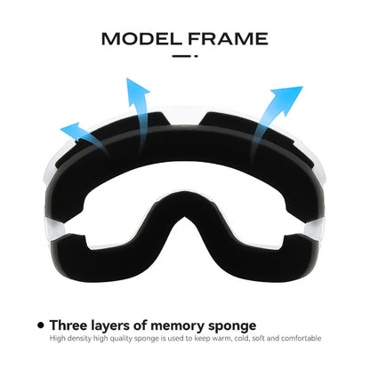 New Ski Goggles Double Layers Anti-Fog Winter Eyewear
