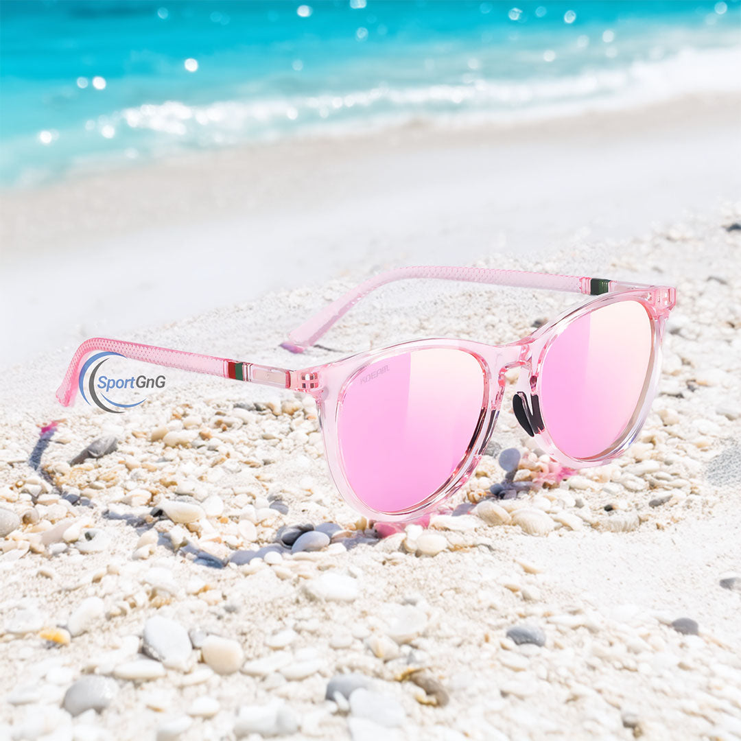 Lunettes de soleil polarisées rondes surdimensionnées