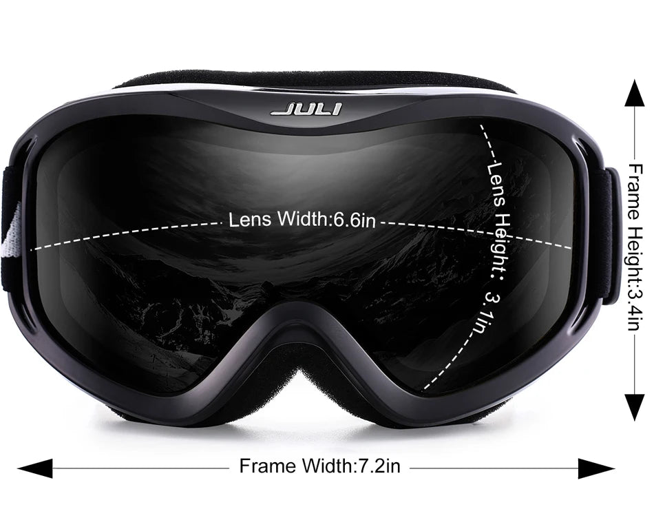 Ski Goggles for Men Women,Winter Snow Sports with Anti-fog Double Lens Mask Glasses Snowboard Snowmobile