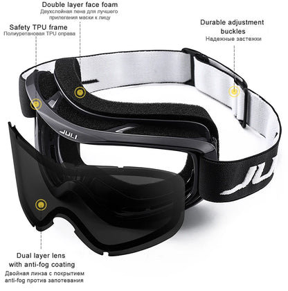 Ski Goggles for Men Women,Winter Snow Sports with Anti-fog Double Lens Mask Glasses Snowboard Snowmobile