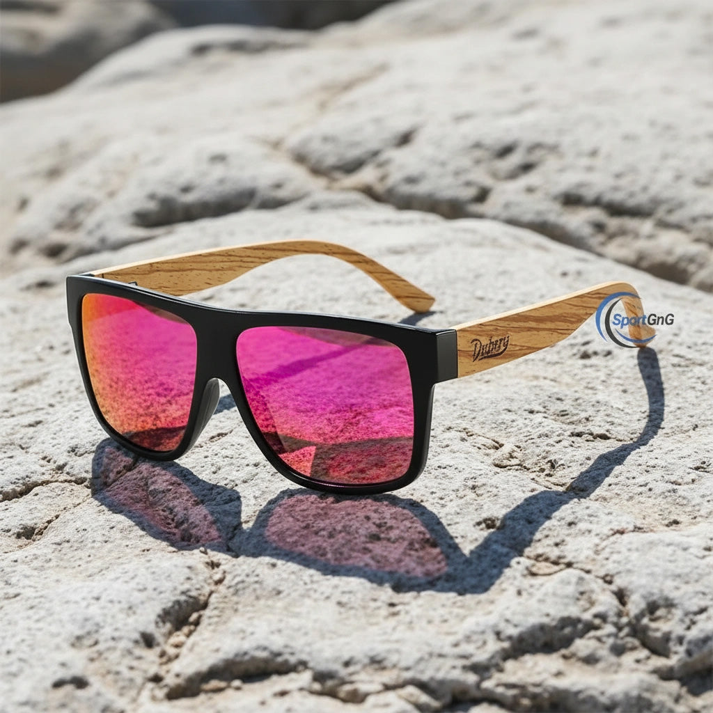 Wooden Polarized Full Rim Sunglasses