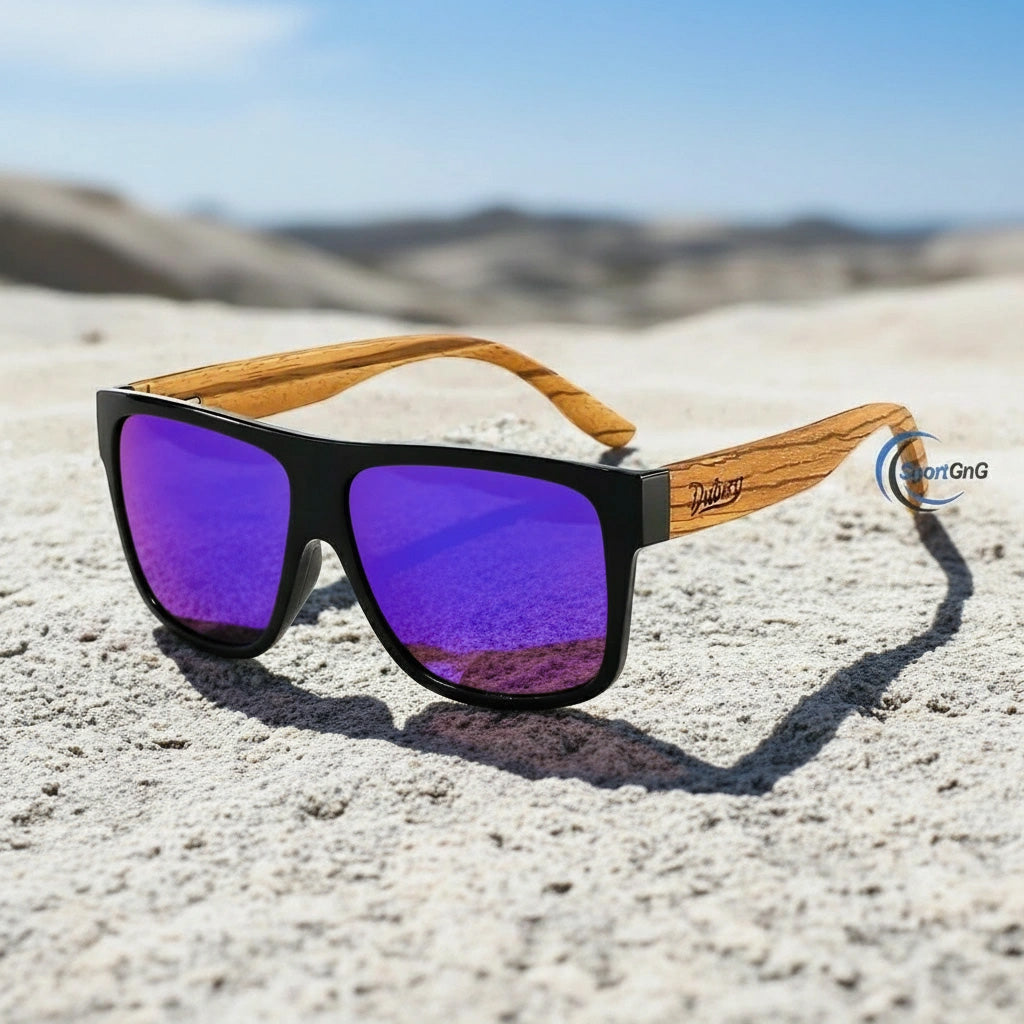 Wooden Polarized Full Rim Sunglasses