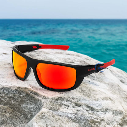 Lunettes de soleil de pêche polarisées en plein air pour vélo de route VTT