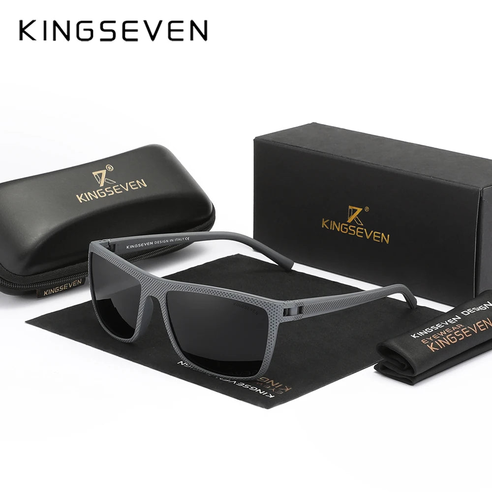 KINGSEVEN 2024 Polarized Sunglasses Women Driving Classic Square Frame Sun Glasses sunglasses for Men Outdoor Travel