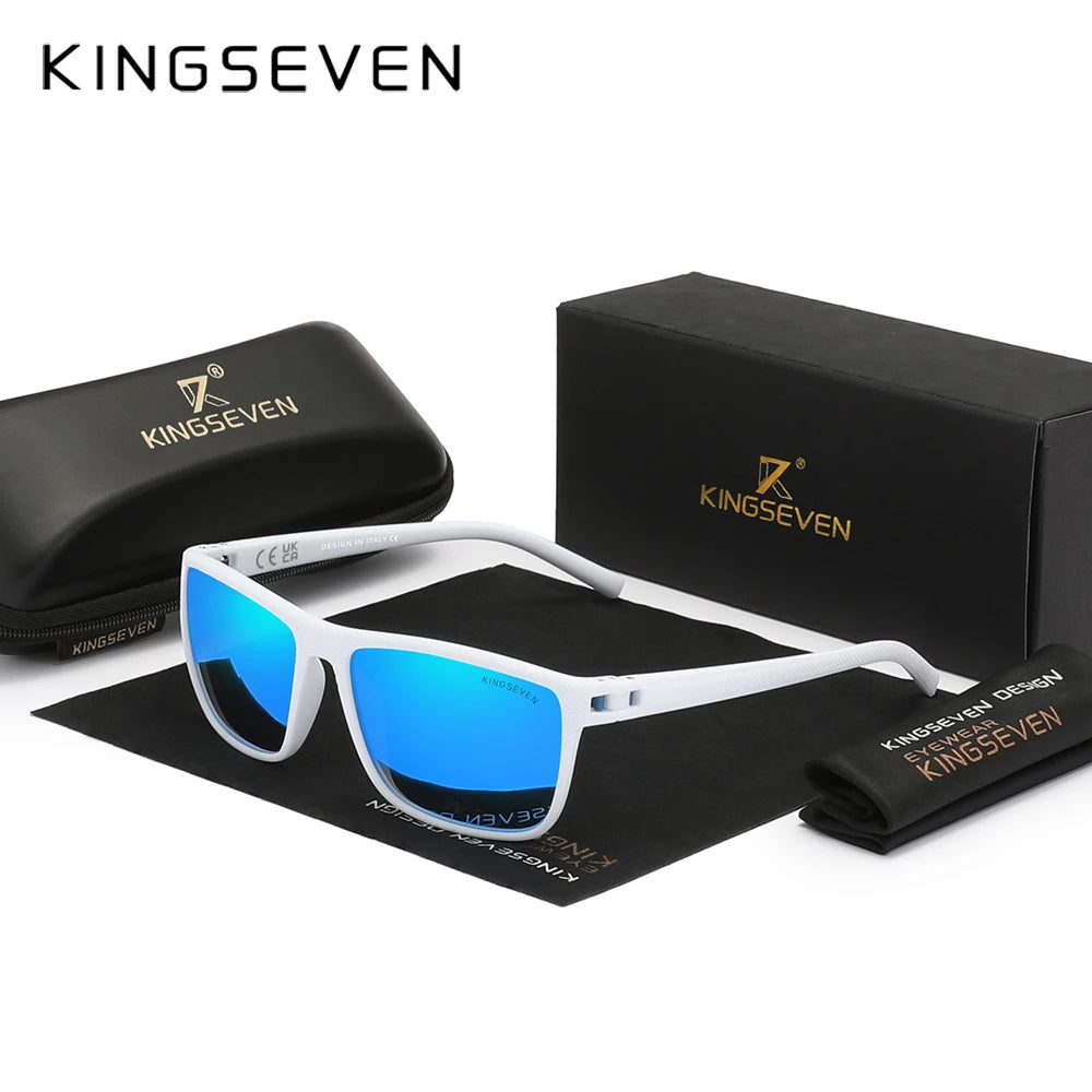 KINGSEVEN 2024 Polarized Sunglasses Women Driving Classic Square Frame Sun Glasses sunglasses for Men Outdoor Travel