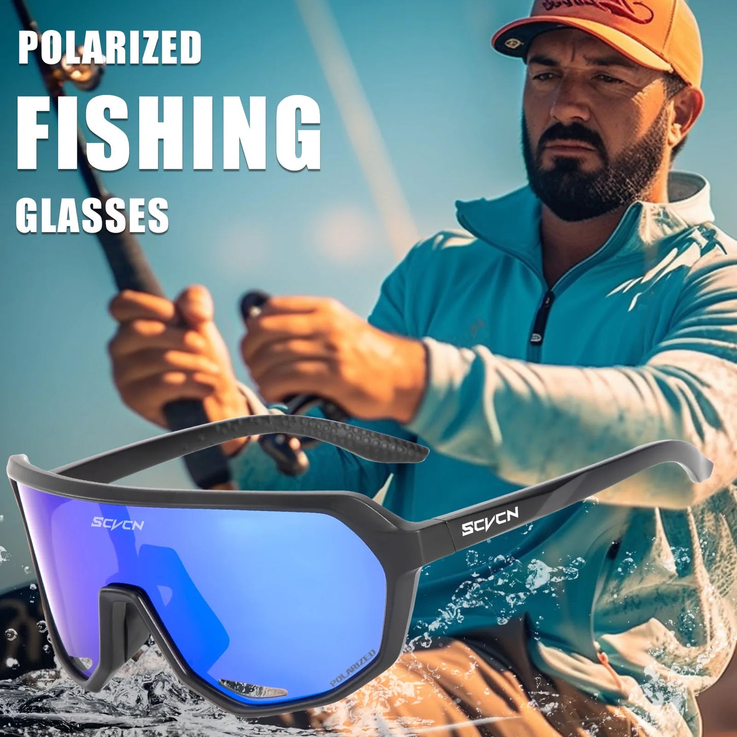 Polarized Fishing Sunglasses for Outdoor Activities