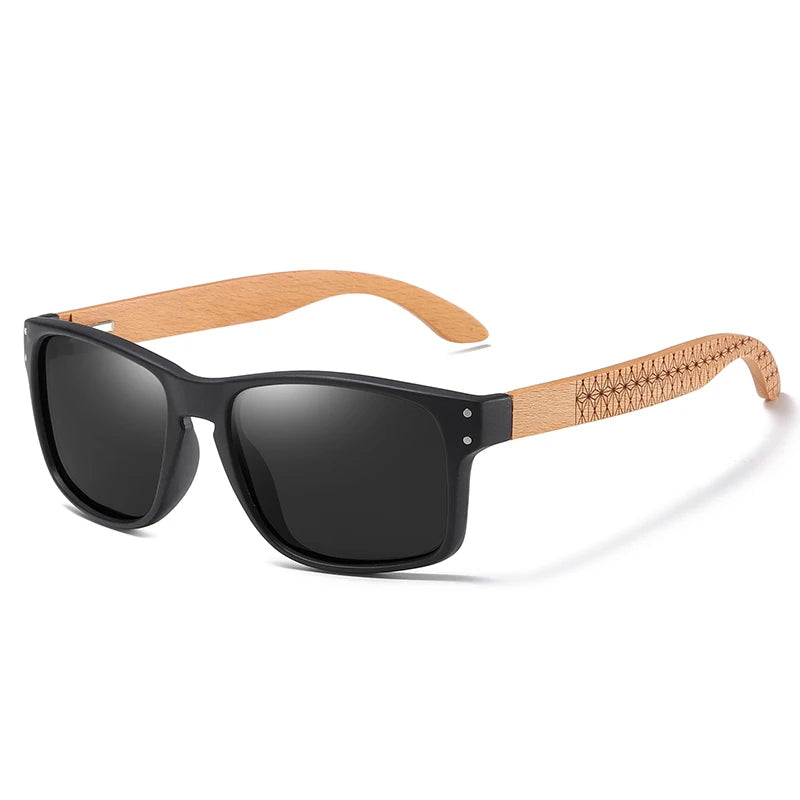 Beech Wood Handmade Polarized Sunglasses