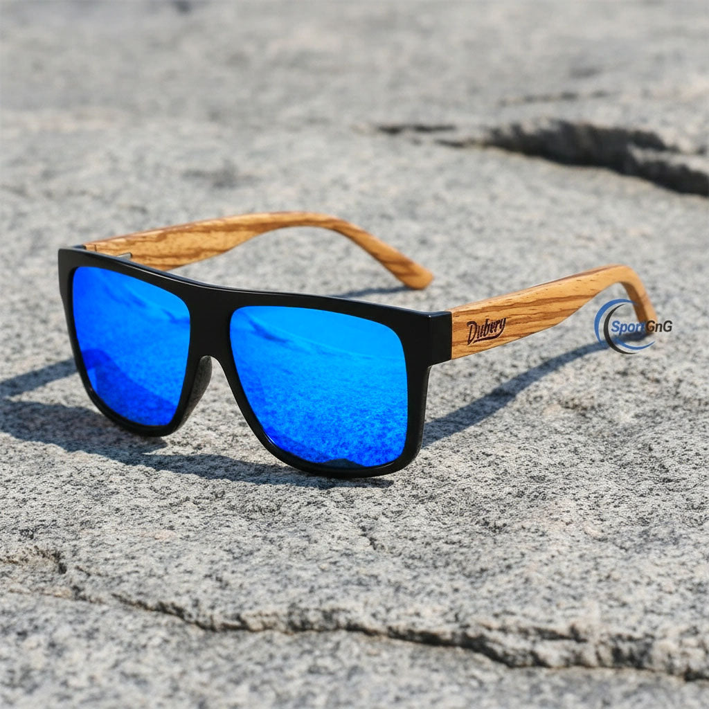 Wooden Polarized Full Rim Sunglasses
