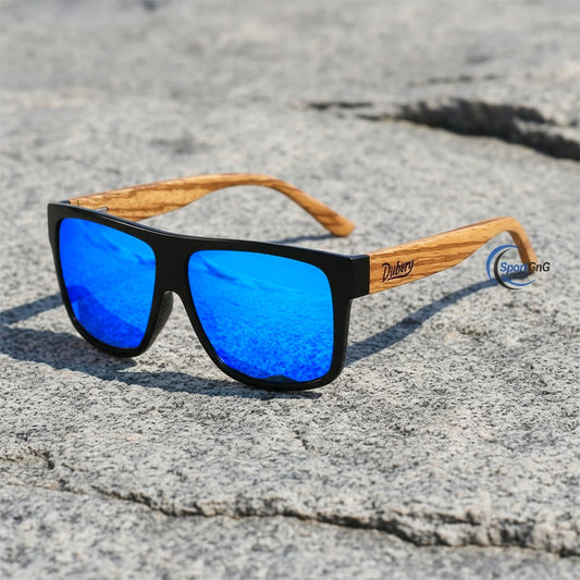 Wooden Polarized Full Rim Sunglasses