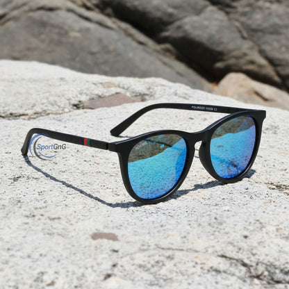 Oversized Round Polarized Sunglasses
