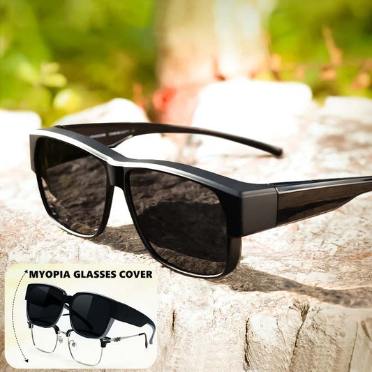 Fit Over Polarized Sunglasses for Myopia Glasses