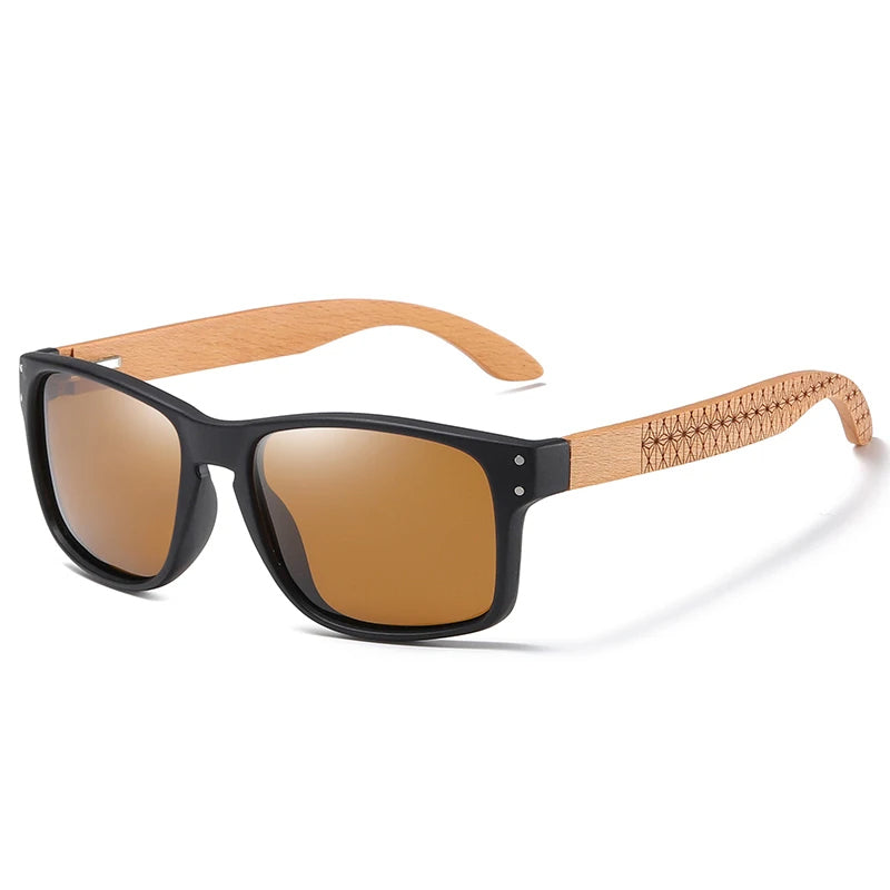 Beech Wood Handmade Polarized Sunglasses