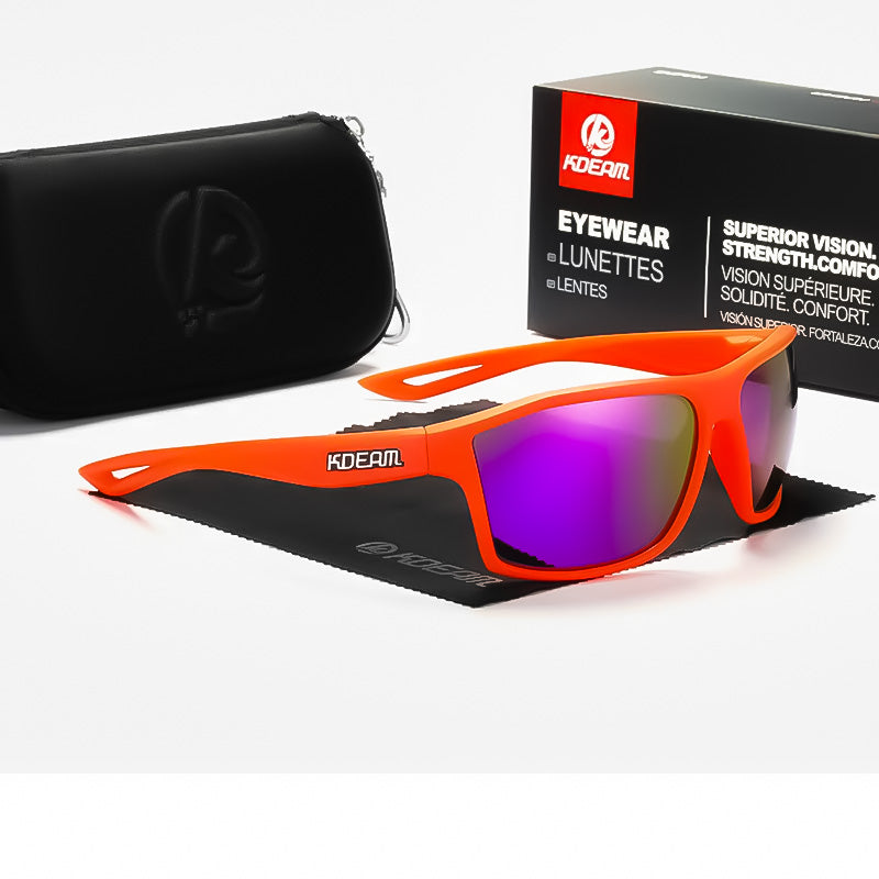 Lunettes de soleil de sport polarisées incassables TR90