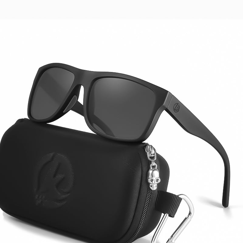 Polarized TR90 Sports Sunglasses All Black - SPONITA LLC