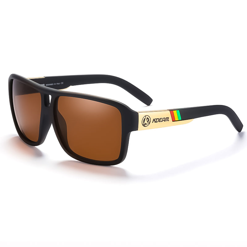 Glare Blocking Polarized Square Sunglasses