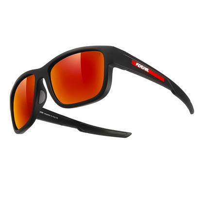 Lunettes de soleil polarisées carrées élastiques TR90 2025