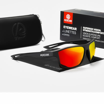 Lunettes de soleil de sport polarisées incassables TR90