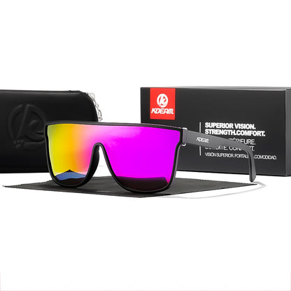 Polarized Oversized Sports Sunglasses