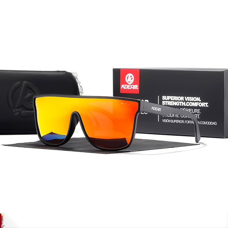 Polarized Oversized Sports Sunglasses