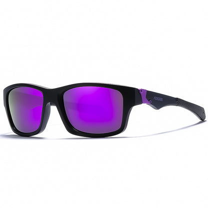 Square TR90 Sports Sunglasses with Flash Coating