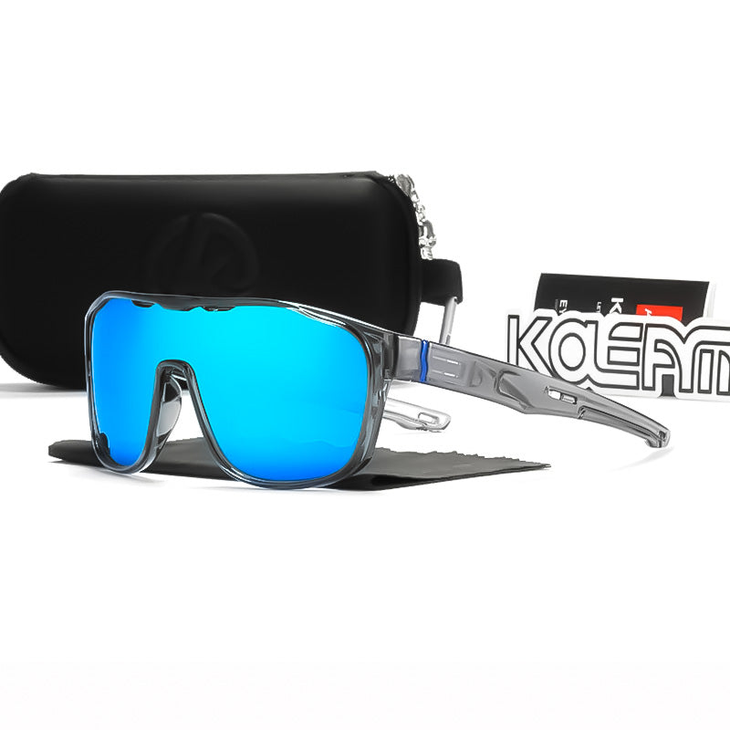 Polarized Sports One-Piece Sunglasses