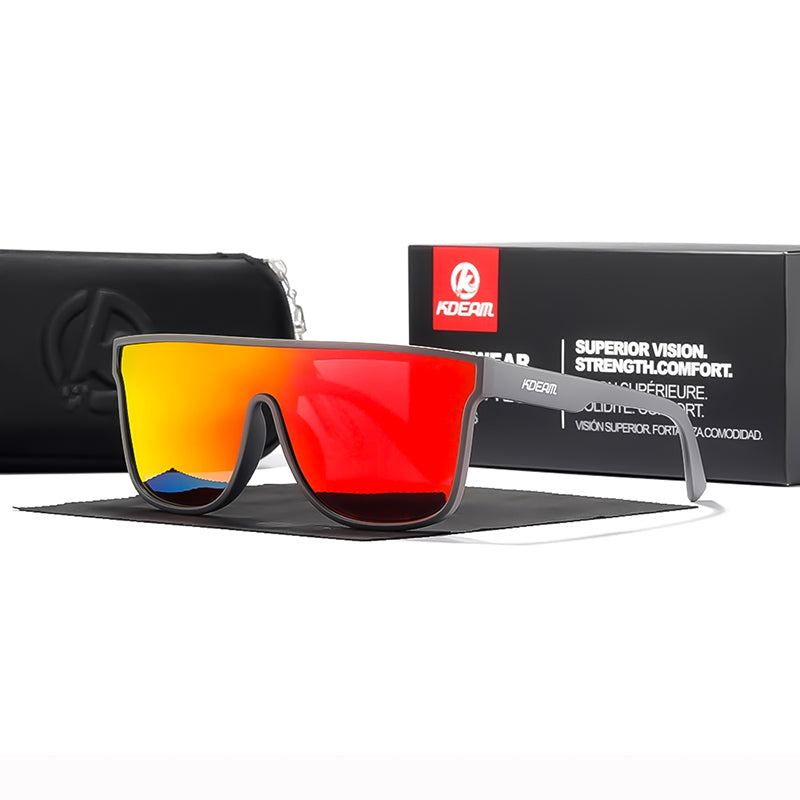 Polarized Oversized Sports Sunglasses